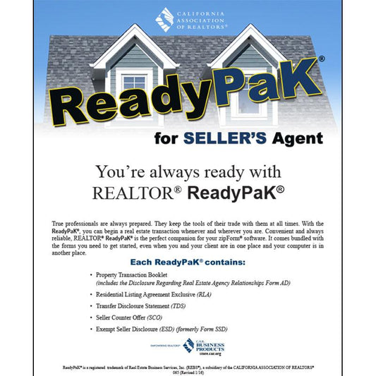 ReadyPak® for Sellers Agent
