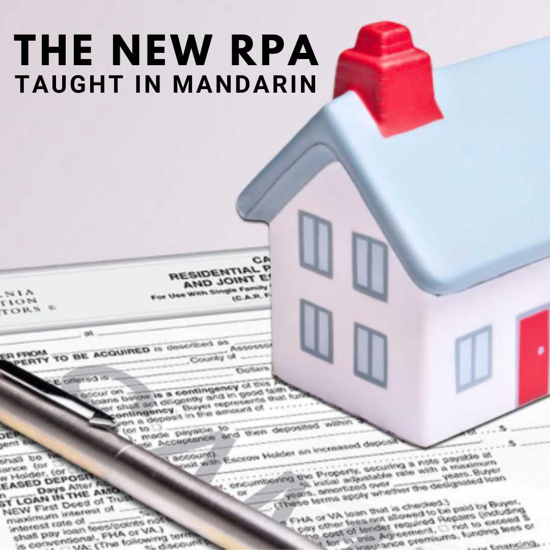 2/2 The NEW California Residential Purchase Agreement (RPA): Taught in ...